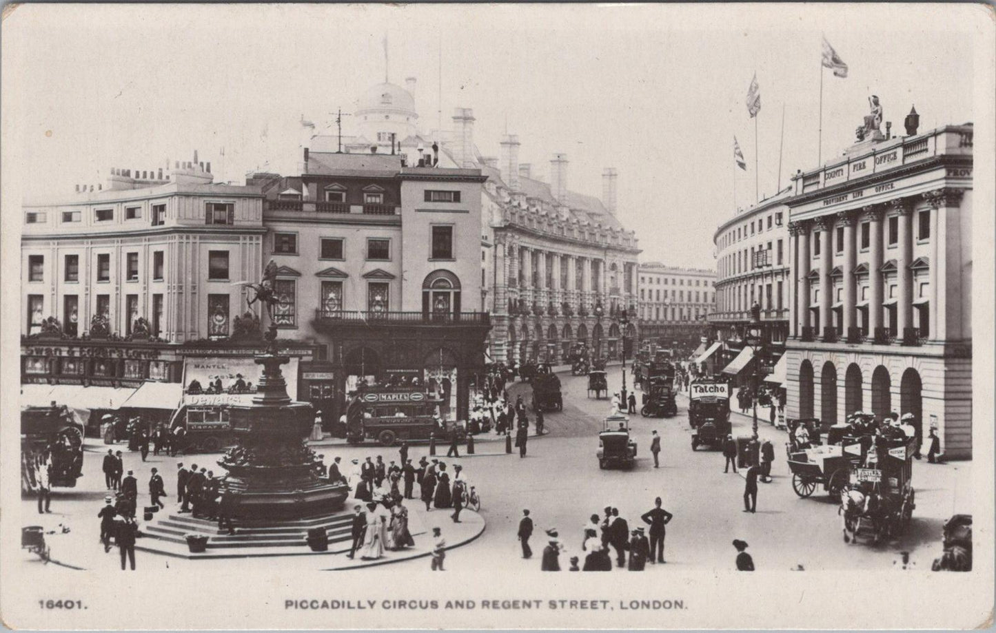 London Postcard - Piccadilly Circus and Regent Street  XT872