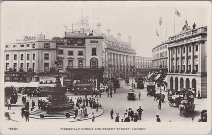 London Postcard - Piccadilly Circus and Regent Street  XT872