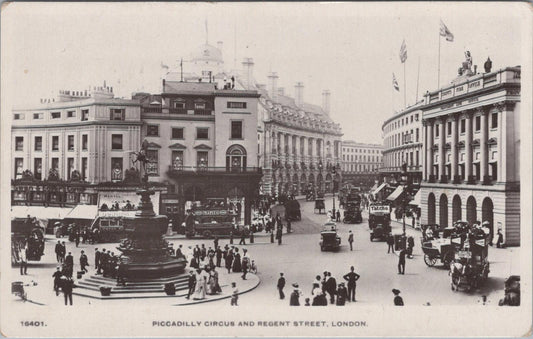 London Postcard - Piccadilly Circus and Regent Street  XT872
