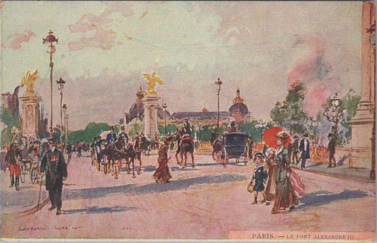 France Postcard - Paris, Le Pont Alexandre III - XT246
