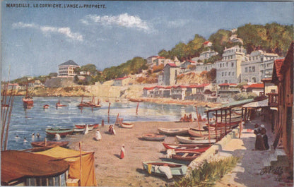 France Postcard - Marseille, La Corniche, L'Anse Du Prophete  XT250