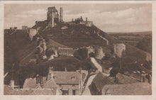Load image into Gallery viewer, Dorset Postcard - Corfe Castle From Church Tower  XT269
