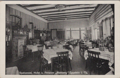 Germany Postcard - Speisesaal, Hotel u. Pension „Bienberg" Eppstein XT273