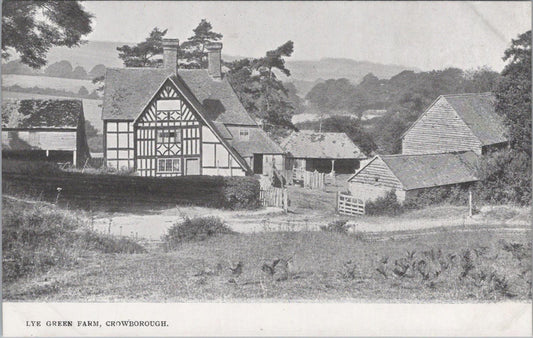 Sussex Postcard - Lye Green Farm, Crowborough   XT275