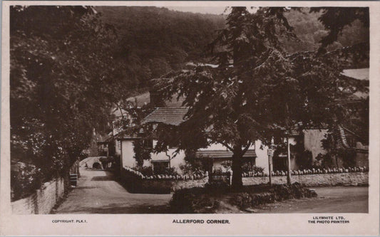 Somerset Postcard - Allerford Corner  XT277