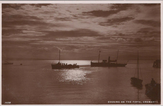 Scotland Postcard - Evening on The Firth, Cromarty, Ross and Cromarty  XT280