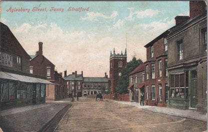 Buckinghamshire Postcard - Aylesbury Street, Fenny Stratford   XT288