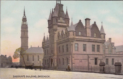 Scotland Postcard - Sherriff's Building, Greenock, Renfrewshire   XT292