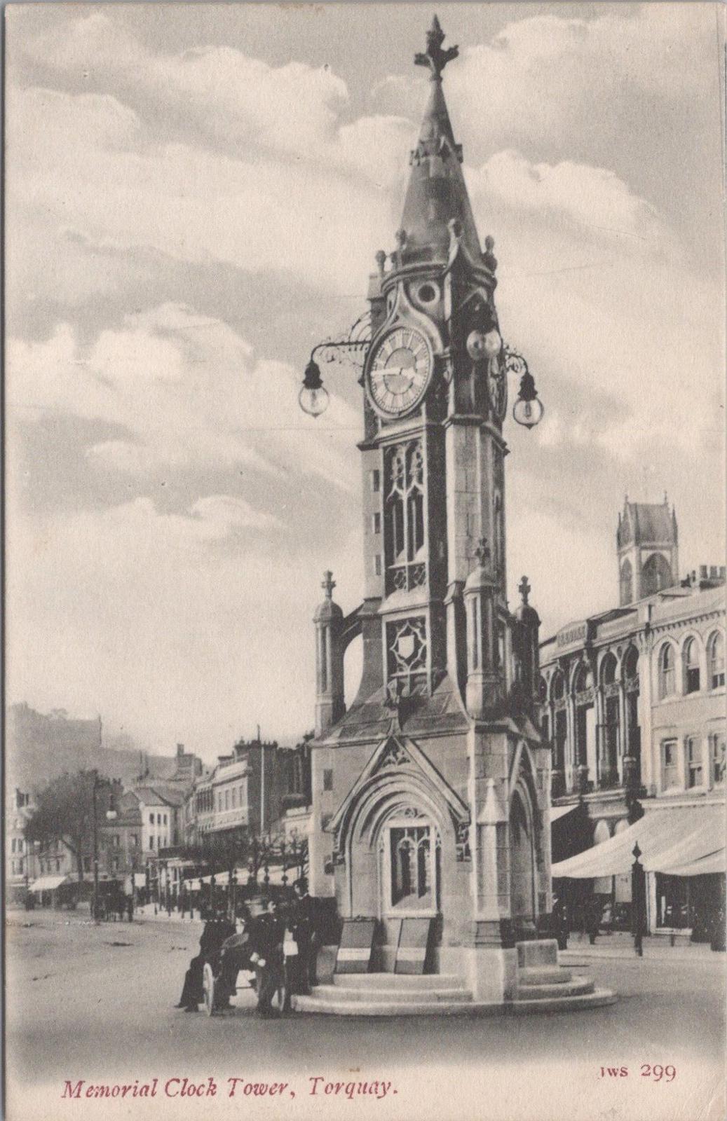 Devon Postcard - Memorial Clock Tower, Torquay  XT296
