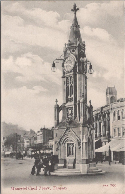 Devon Postcard - Memorial Clock Tower, Torquay  XT296