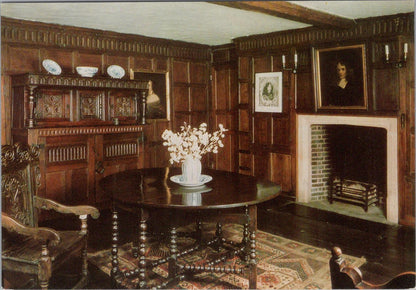 Staffordshire Postcard: The Parlour, Moseley Old Hall, near Wolverhampton XT1570