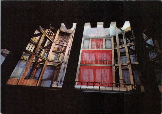 London Postcard:The Shakespeare Exhibition, Interior of the Globe Theatre XT1581