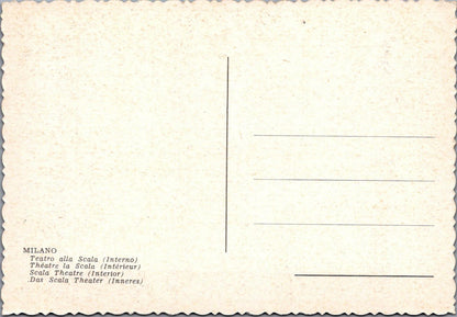 Italy Postcard: Milan, Milano, Teatro alla Scala (Interno), Ballet c1950s XT1585