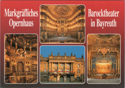 Germany Postcard: Markgräfliches Opernhaus, Bayreuth, Bavaria XT1586