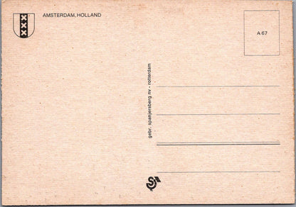Netherlands Postcard: Amsterdam Multi-View, Rijksmuseum, Magere Brug XT1606