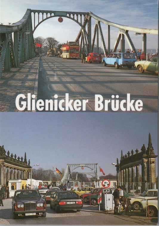 Germany Postcard: Berlin-Potsdam Glienicker Brücke, c.1980s XT1624