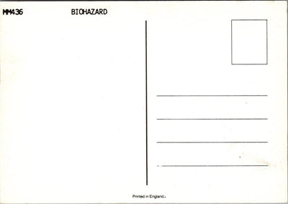 Music Postcard - Hardcore Band Biohazard, State Of The World Address XT1636
