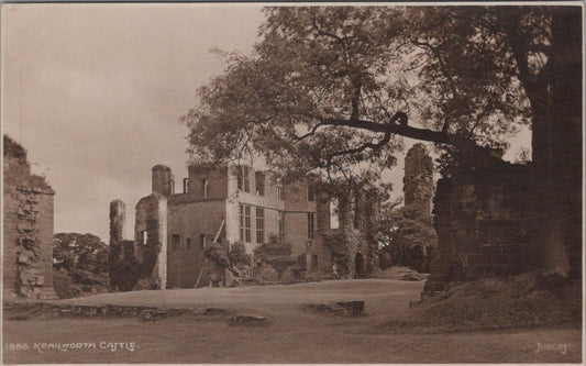 Warwickshire Postcard: The Ruins of Kenilworth Castle, Leicester's Building XT1657