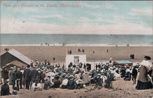 Lincolnshire Postcard: Open Air Concert On The Sands, Mablethorpe
