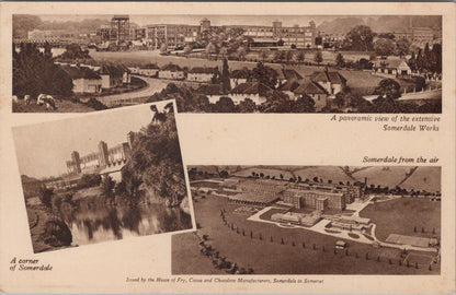 Somerset Postcard: A Panoramic View Of The Extensive Somerdale Works XT1659