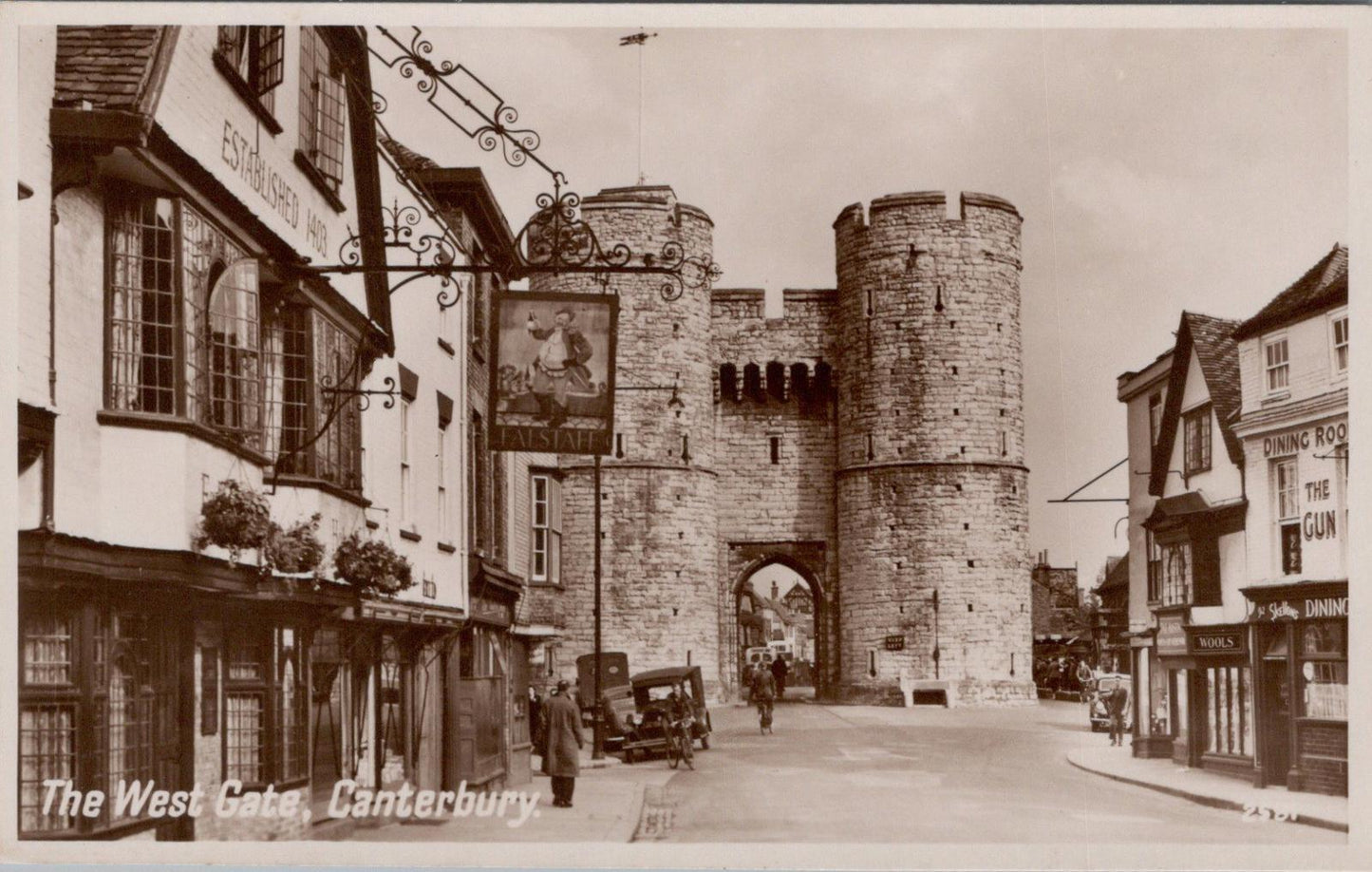 Kent Postcard: The West Gate, Canterbury XT1661