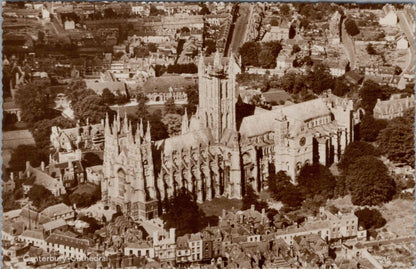 Kent Postcard: Aerial View of Canterbury Cathedral XT1662