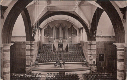 Warwickshire Postcard: Temple Speech Room, Rugby   XT1667