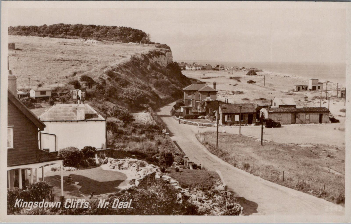 Kent Postcard: Kingsdown Cliffs, Nr. Deal   XT1670