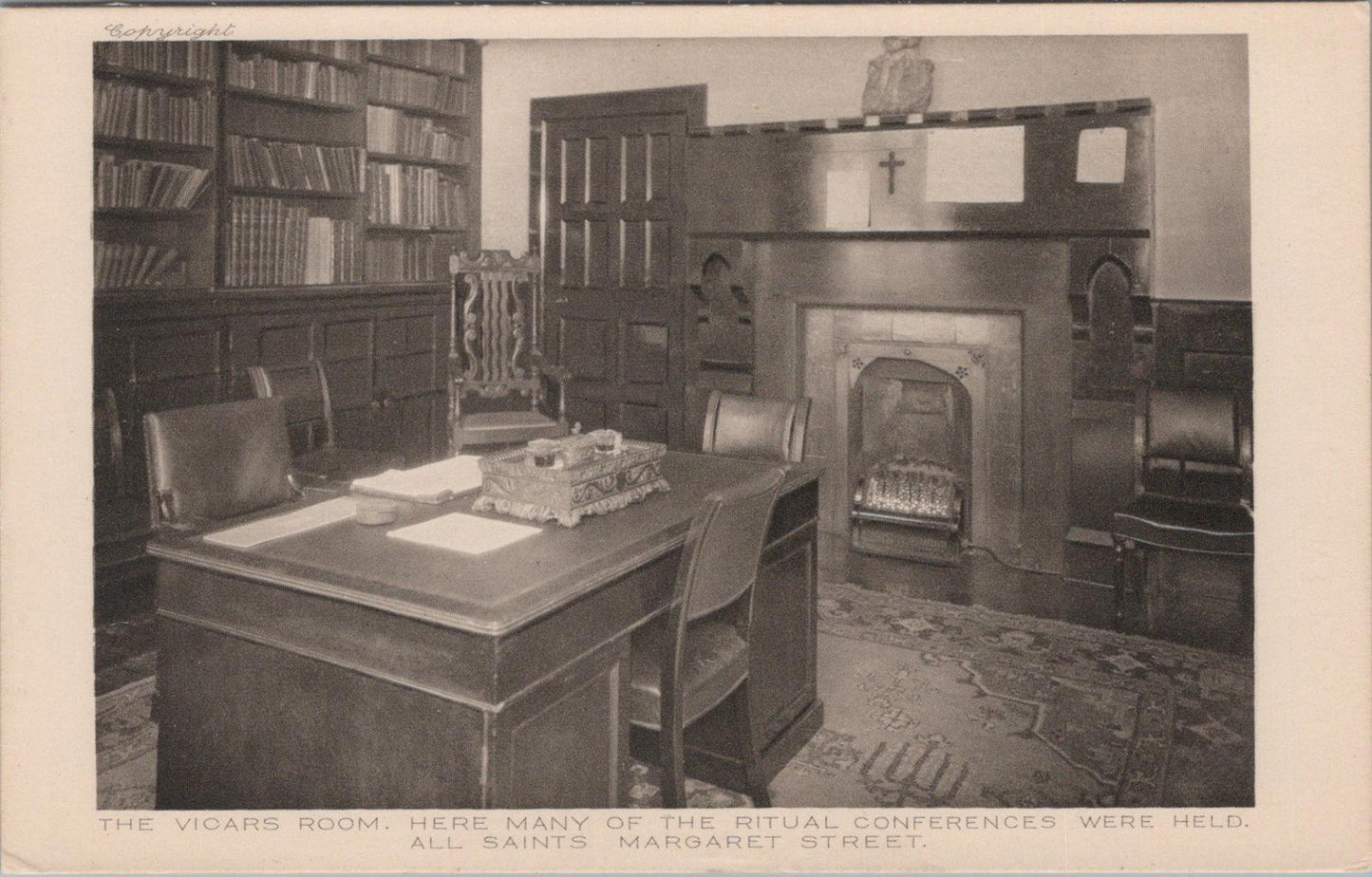 London Postcard: The Vicars Room, All Saints Margaret Street  XT1678