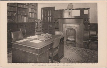 London Postcard: The Vicars Room, All Saints Margaret Street  XT1678
