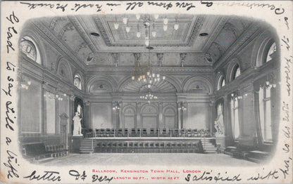 London Postcard: Ballroom, Kensington Town Hall, High Street XT1679