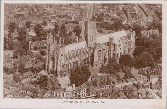 Kent Postcard: Canterbury Cathedral Aerial View  XT1689