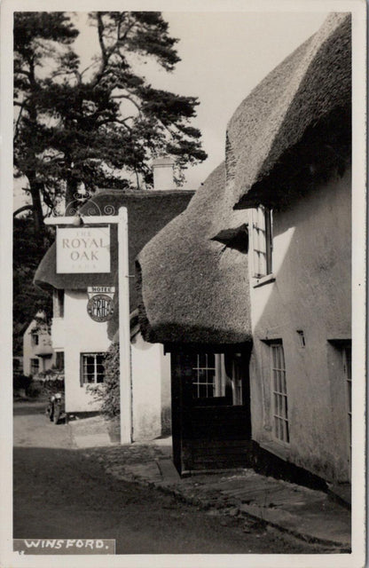 Somerset Postcard: The Royal Oak Inn, Winsford, Exmoor  XT1699