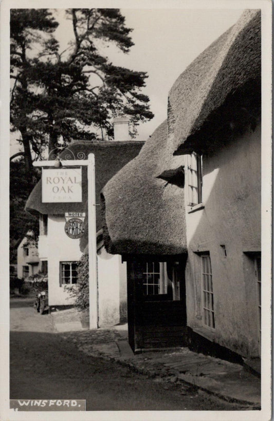 Somerset Postcard: The Royal Oak Inn, Winsford, Exmoor  XT1699