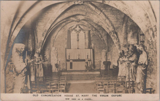 Oxfordshire Postcard: Old Congregation House St Mary The Virgin Oxford XT1713