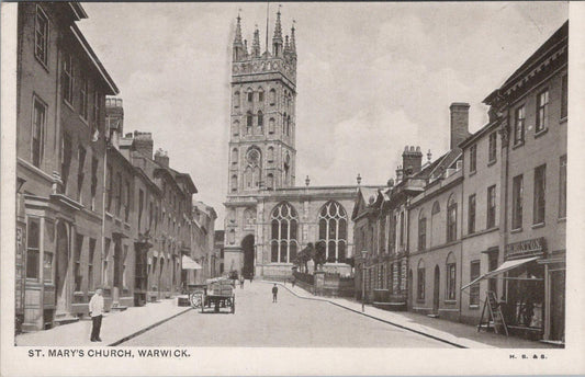 Warwickshire Postcard: St Mary's Church, Church Street, Warwick XT1724
