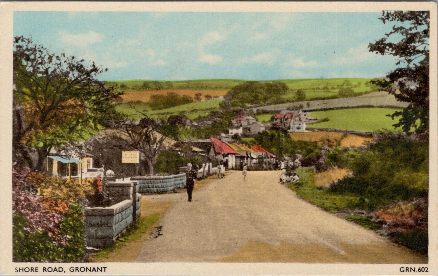Wales Postcard - Shore Road, Gronant, Flintshire  XT1738