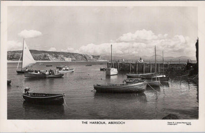 Wales Postcard: The Harbour, Abersoch, Caernarvonshire, 1950’s XT1739