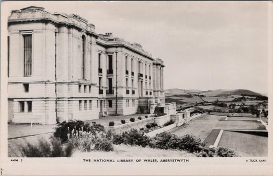 Wales Postcard: The National Library of Wales, Aberystwyth, Cardiganshire XT1744