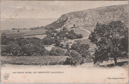 Wales Postcard: Tan' -Rogog Rocks and Pendyffyn, Llanddulas, Denbighshire XT1746