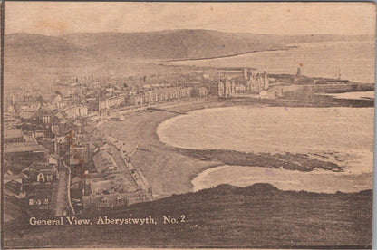 Wales Postcard: General View, Aberystwyth, Cardiganshire  XT1760