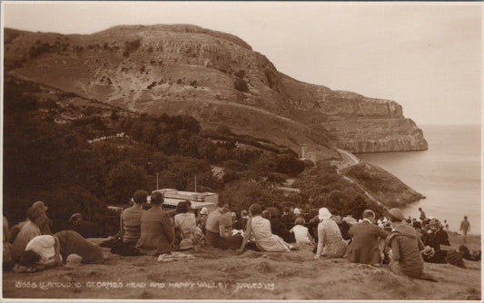 Wales Postcard:Great Orme's Head & Happy Valley,Llandudno,Caernarvonshire XT1762