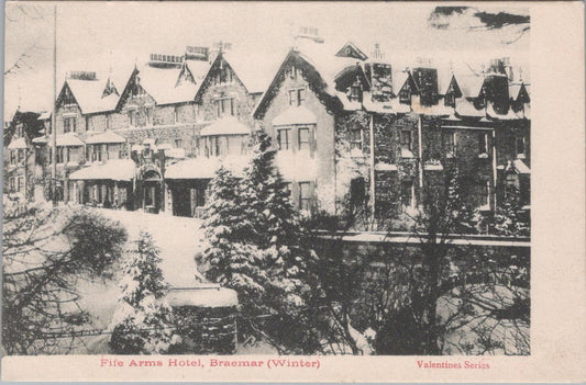Scotland Postcard: Fife Arms Hotel in Winter, Braemar, Aberdeenshire  XT1771