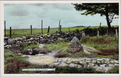 Scotland Postcard: The Well of the Dead, Culloden, Inverness-shire XT1774
