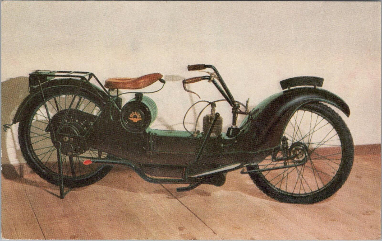 Isle of Man Postcard: 1924 NER-A-CAR 2¾ h.p, Murray's Motor Cycle Museum XT1787
