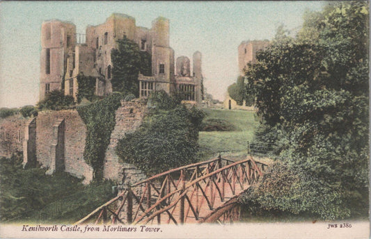 Warwickshire Postcard: Kenilworth Castle, From Mortimers Tower, 1900s XT1804