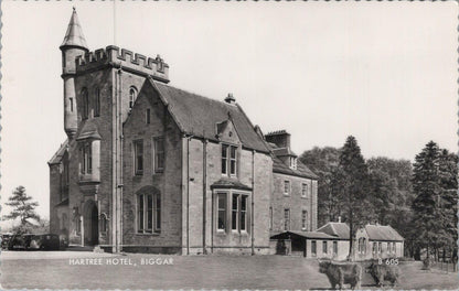 Scotland Postcard: Hartree Hotel, Biggar, Lanarkshire 1950s XT1805