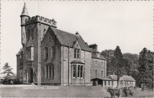 Scotland Postcard: Hartree Hotel, Biggar, Lanarkshire 1950s XT1805