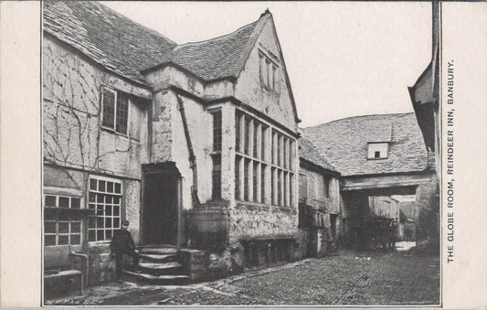 Oxfordshire Postcard: The Globe Room, Reindeer Inn Courtyard, Banbury XT1818