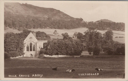 Wales Postcard: Valle Crucis Abbey, Llangollen, Denbighshire. Abbey Ruins  XT1834